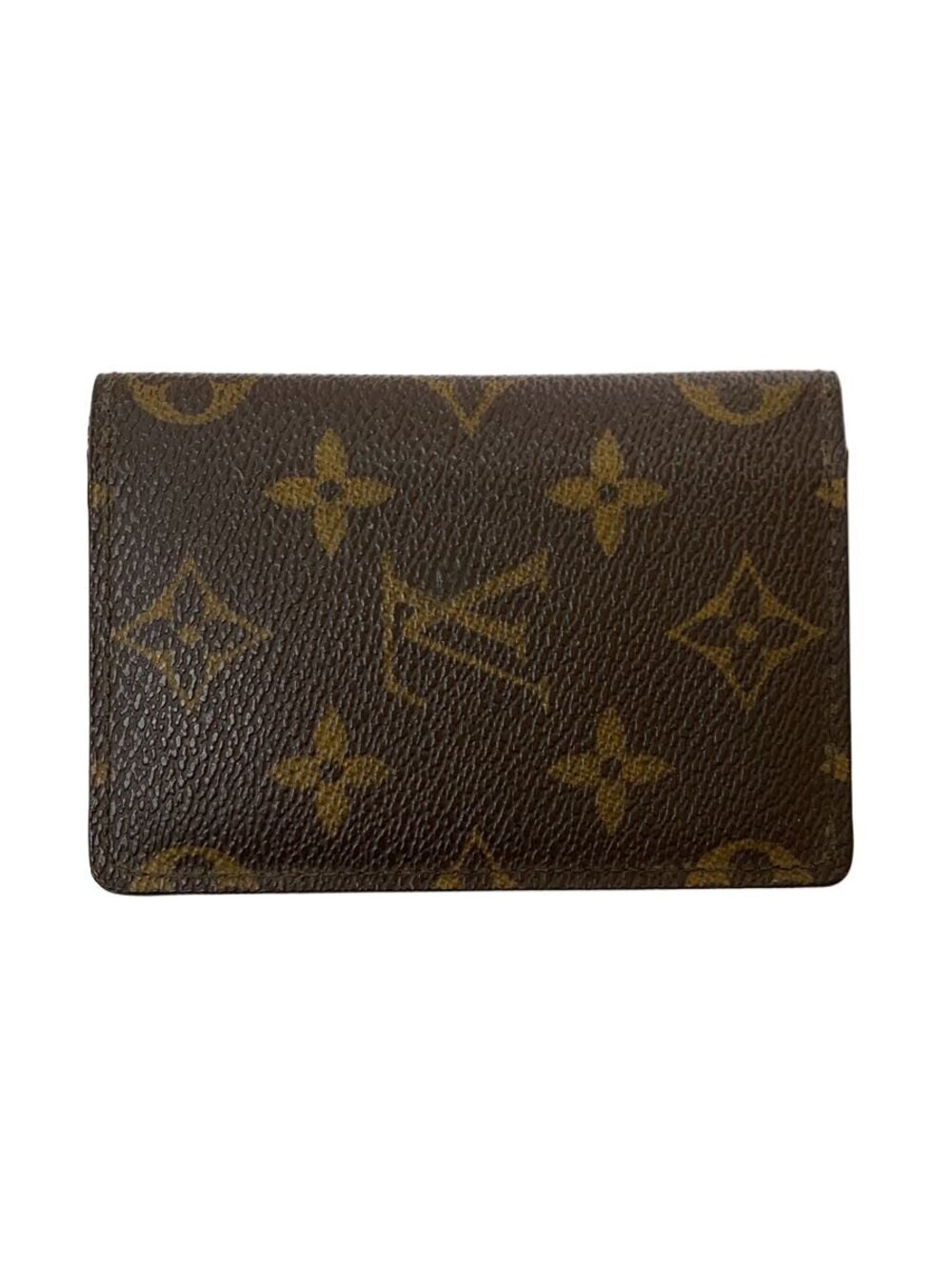 LOUIS VUITTON Organizer de Poche Monogram Canvas Leather Brown All over